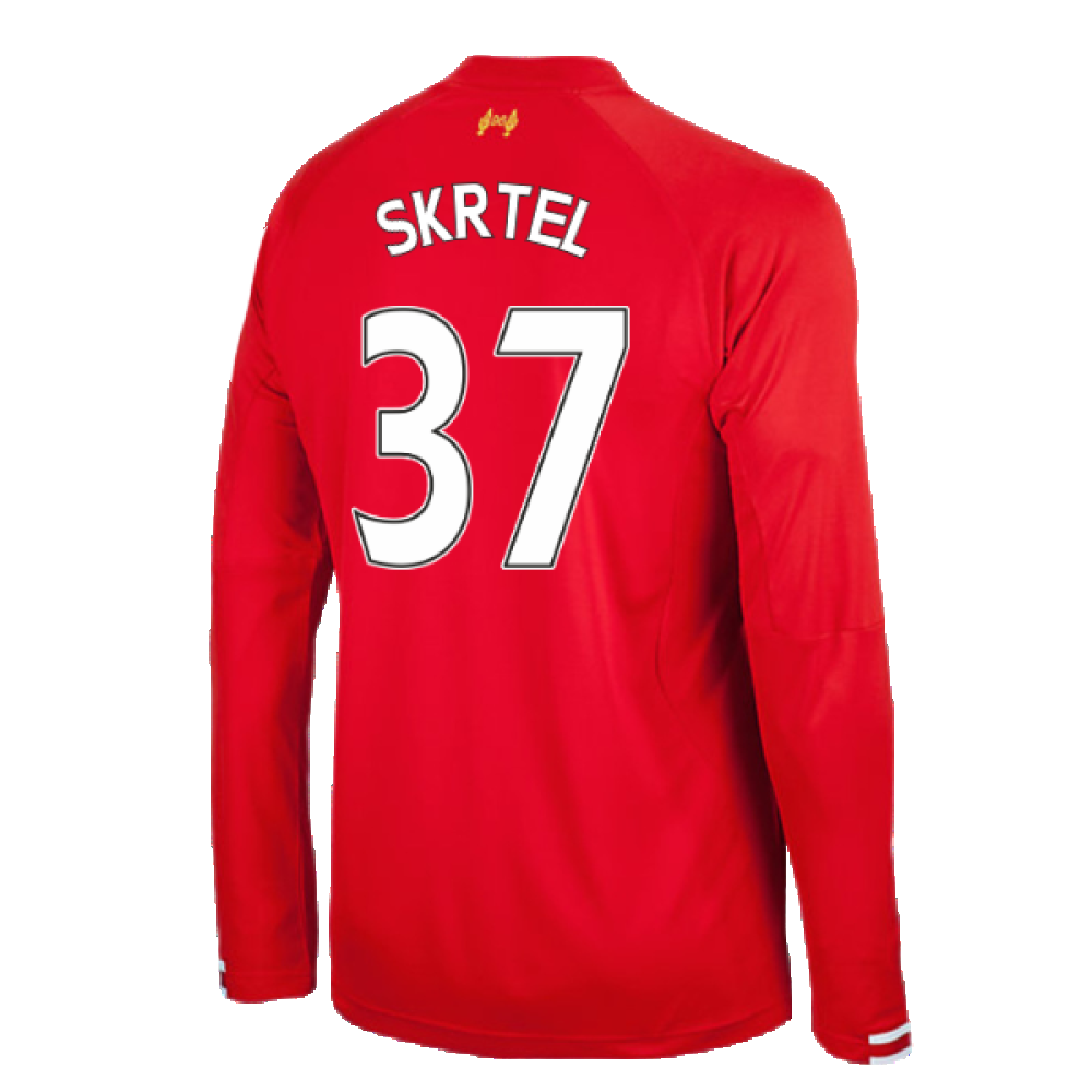 Liverpool 2013-14 Home Long Sleeve Shirt (XL) (Excellent) (SKRTEL 37)_1