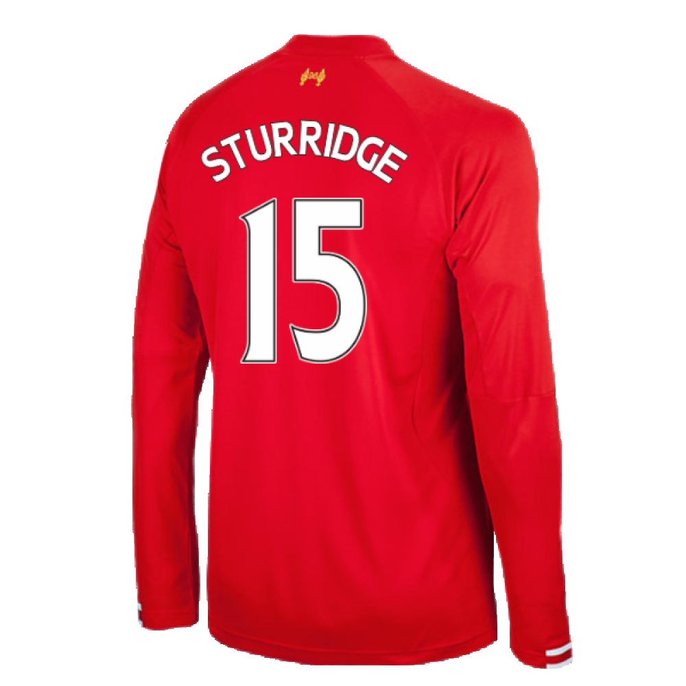 Liverpool 2013-14 Home Long Sleeve Shirt (XL) (Excellent) (STURRIDGE 15)_1