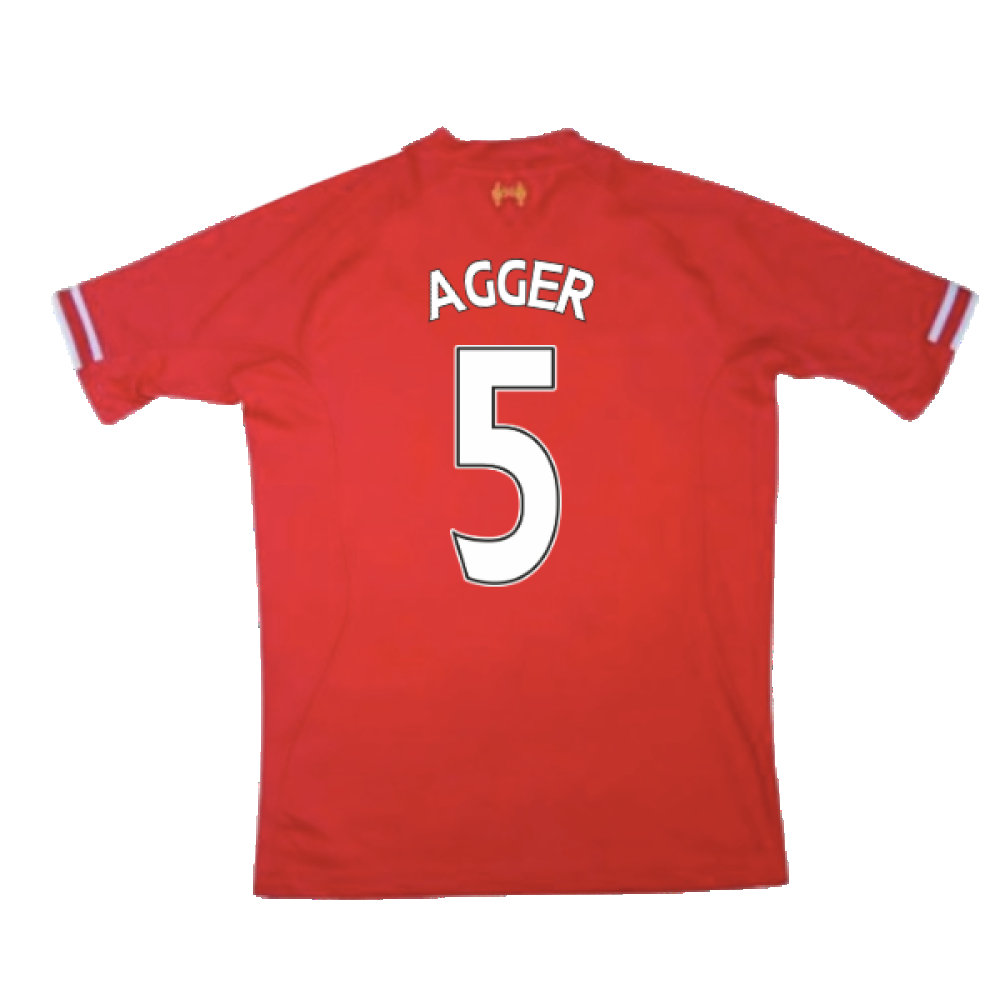 Liverpool 2013-14 Home Shirt (XL) (Very Good) (AGGER 5)_1