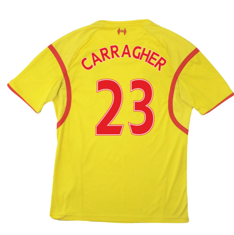 Liverpool 2014-15 Away Shirt (Very Good) (Carragher 23)_1