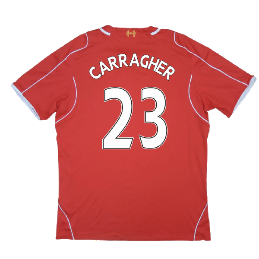 Liverpool 2014-15 Home Shirt (Excellent) (Carragher 23)_1