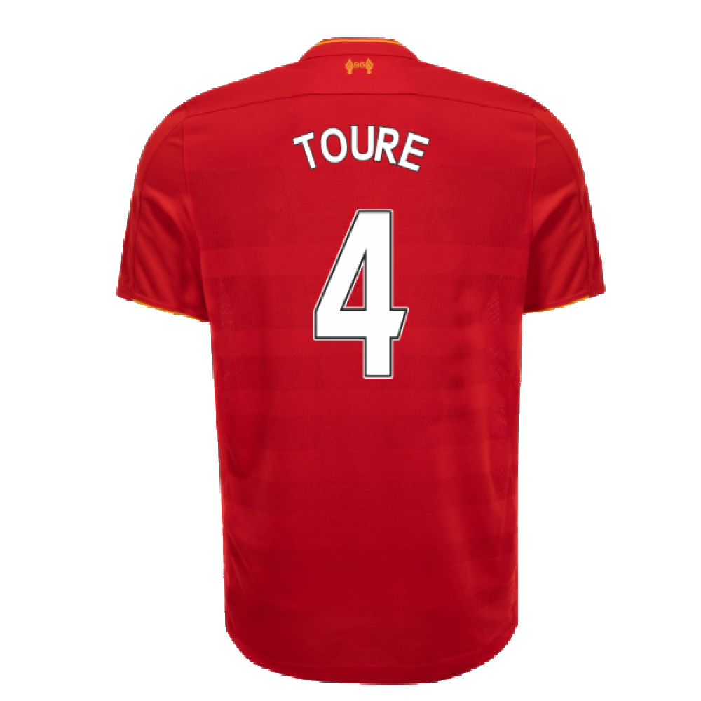 Liverpool 2016-17 Home Shirt (Very Good) (Toure 4)_1