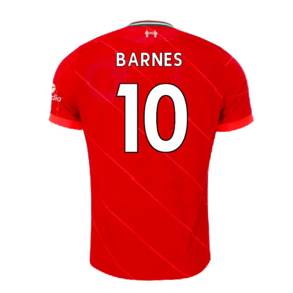 Liverpool 2021-2022 Vapor Home Shirt (Excellent) (BARNES 10)_1