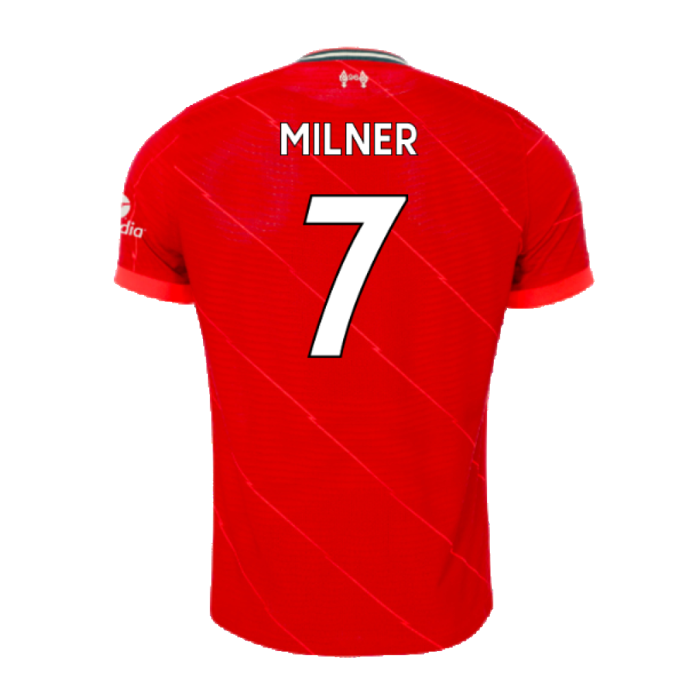 Liverpool 2021-2022 Vapor Home Shirt (Excellent) (MILNER 7)_1