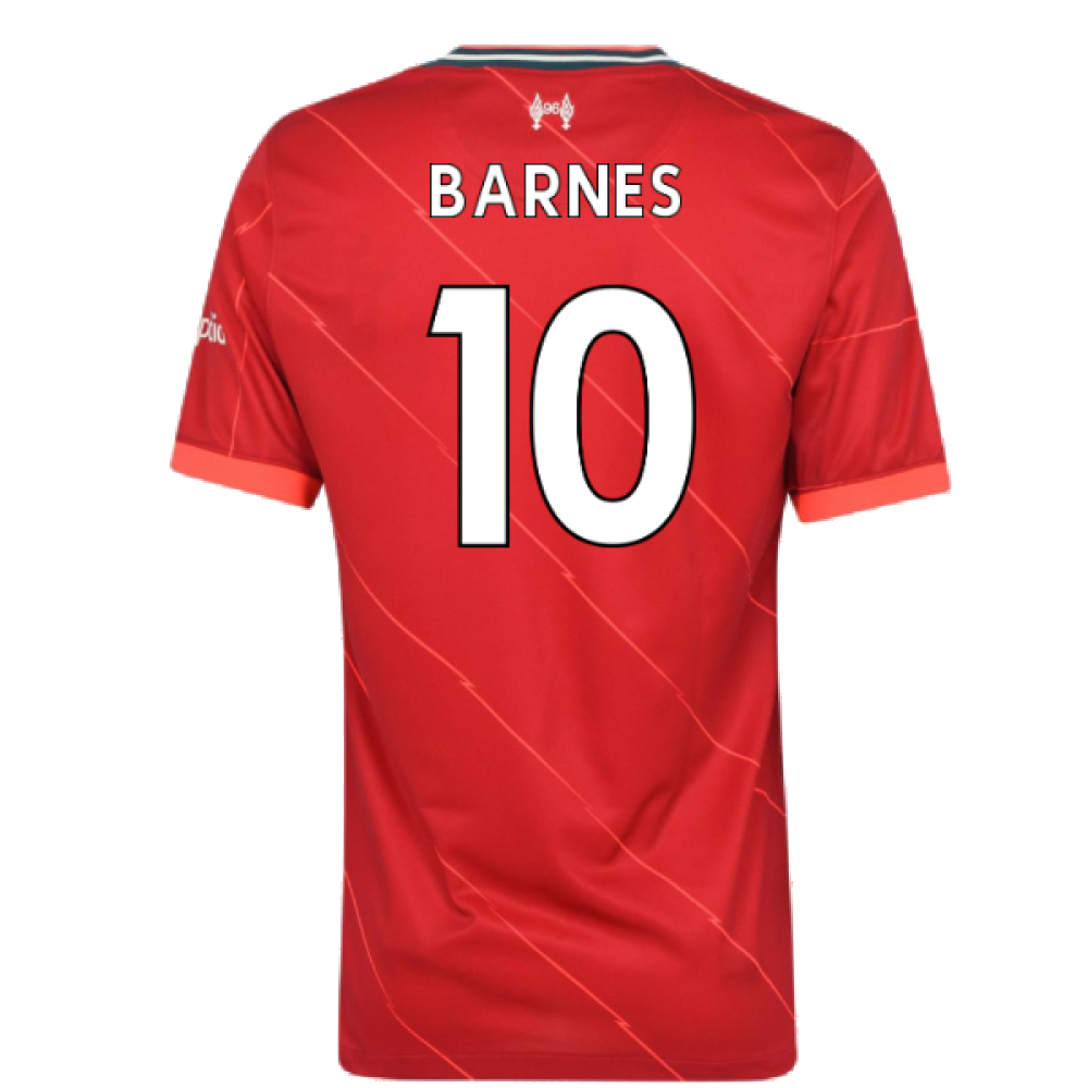 Liverpool 2021-22 Home Shirt (L)  (BARNES 10) (Excellent)_1