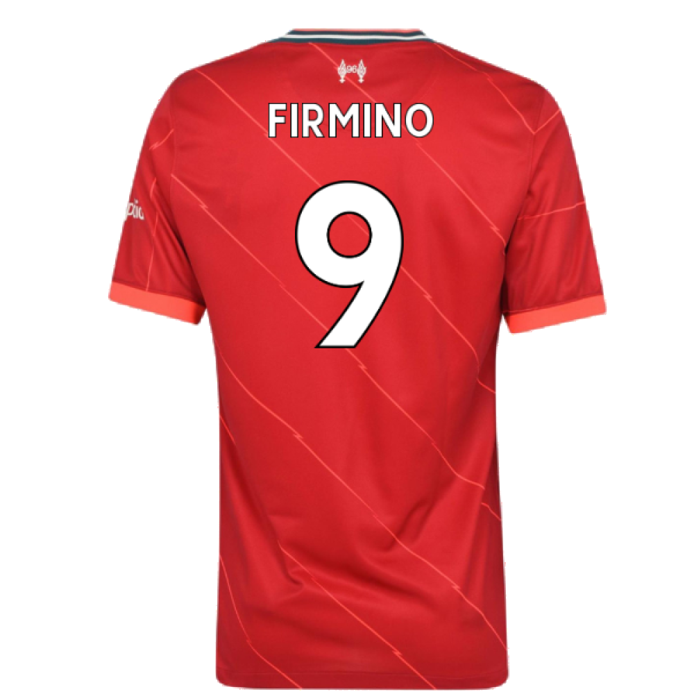 Liverpool 2021-22 Home Shirt (L) (Very Good) (FIRMINO 9)_1