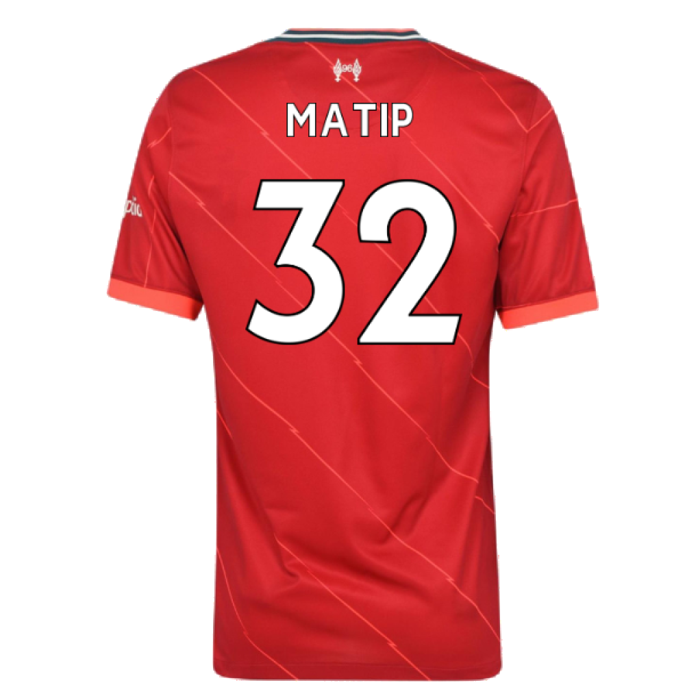 Liverpool 2021-22 Home Shirt (L)  (MATIP 32) (Excellent)_1