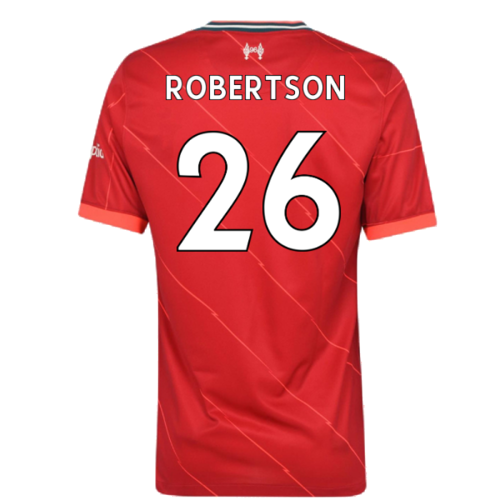 Liverpool 2021-22 Home Shirt (L)  (ROBERTSON 26) (Excellent)_1