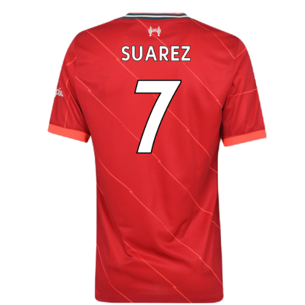 Liverpool 2021-22 Home Shirt (L)  (SUAREZ 7) (Excellent)_1