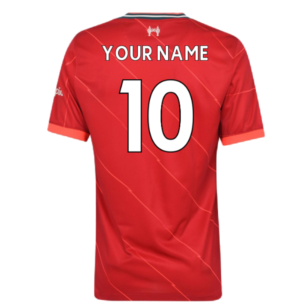 Liverpool 2021-22 Home Shirt (L)  (Your Name 10) (Excellent)_1