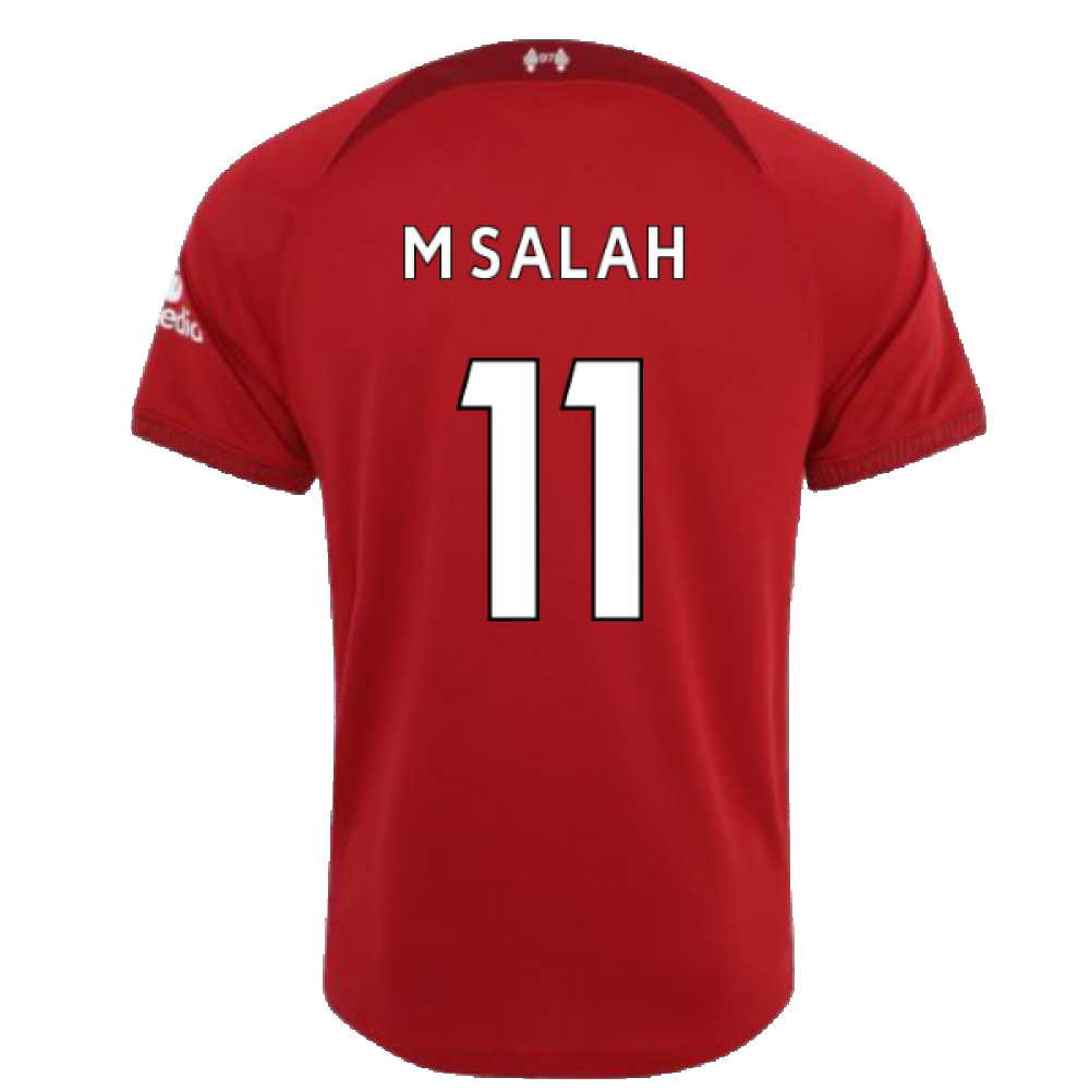 Liverpool 2022-23 Home Shirt (S) (Excellent) (M SALAH 11)_1