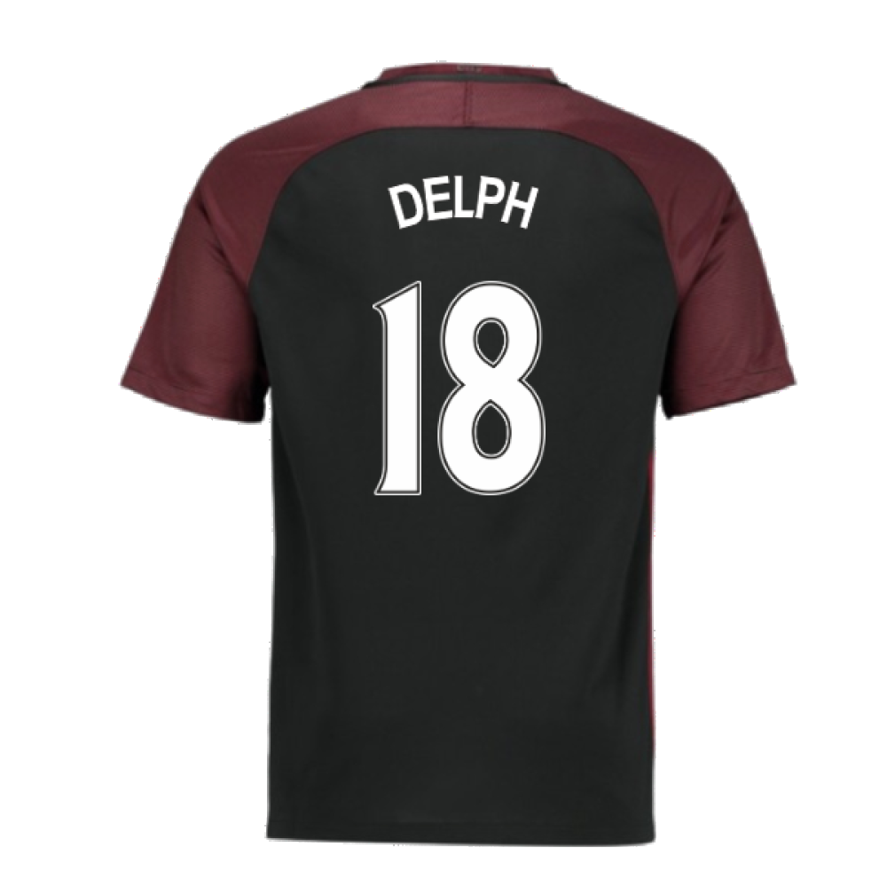 Manchester City 2016-17 Away Shirt (XLB) (Mint) (Delph 18)_1