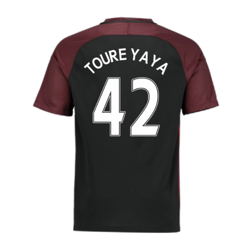 Manchester City 2016-17 Away Shirt (XXL) (Excellent) (Toure Yaya 42)_1