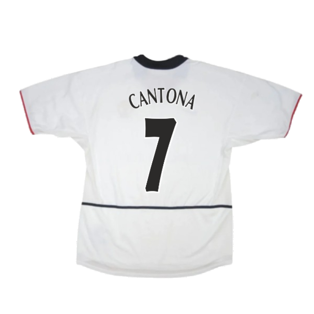 Manchester United 2002-03 Away Shirt (Very Good) (Cantona 7)_1