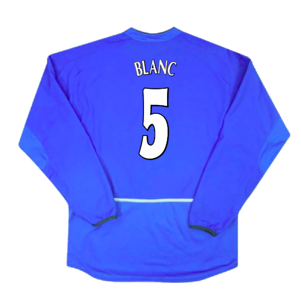 Manchester United 2002-03 Long Sleeve Third Shirt (Excellent) (Blanc 5)_1