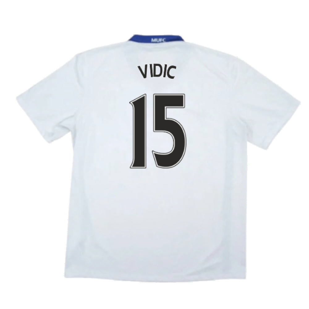 Manchester United 2008-09 Away Shirt (3XL) (Very Good) (Vidic 15)_1