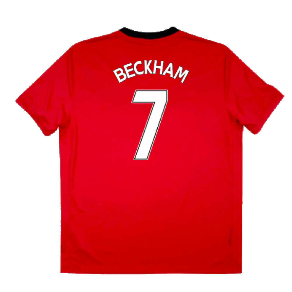 Manchester United 2009-10 Home Shirt (Excellent) (BECKHAM 7)_1