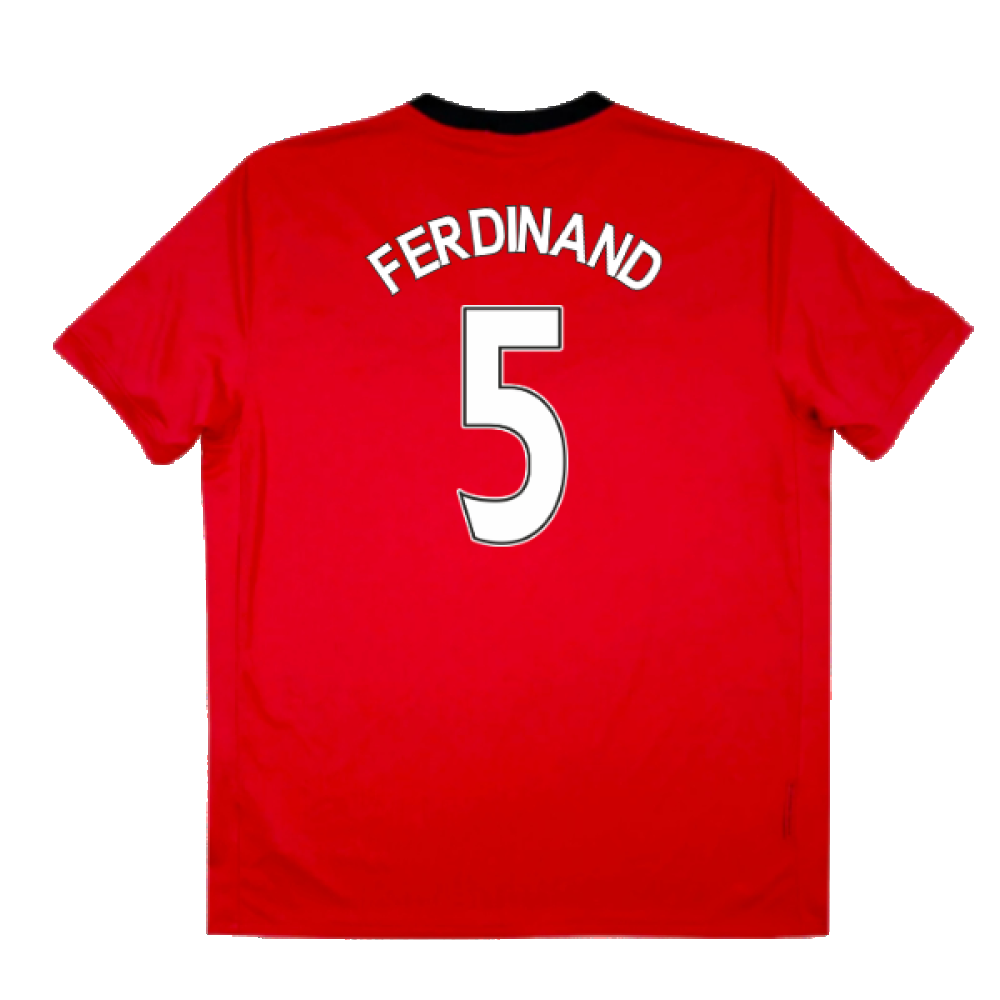 Manchester United 2009-10 Home Shirt (S) (Excellent) (FERDINAND 5)_1