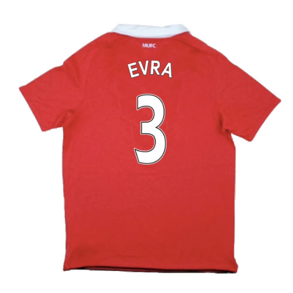 Manchester United 2010-11 Home Shirt (S) (Very Good) (Evra 3)_1