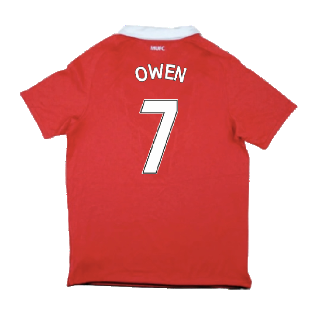 Manchester United 2010-11 Home Shirt (Very Good) (Owen 7)_1