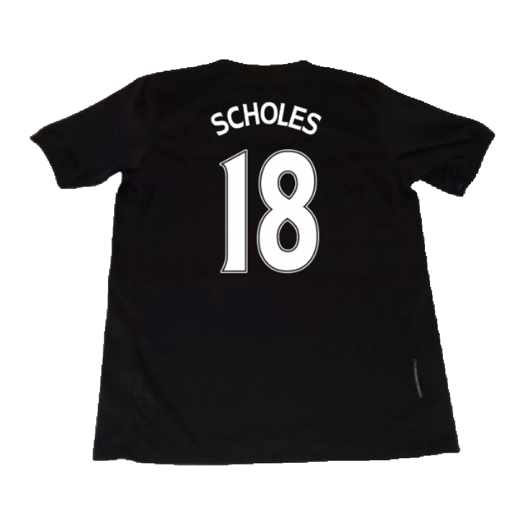 Manchester United 2010-11 Third Shirt (Excellent) (Scholes 18)_1