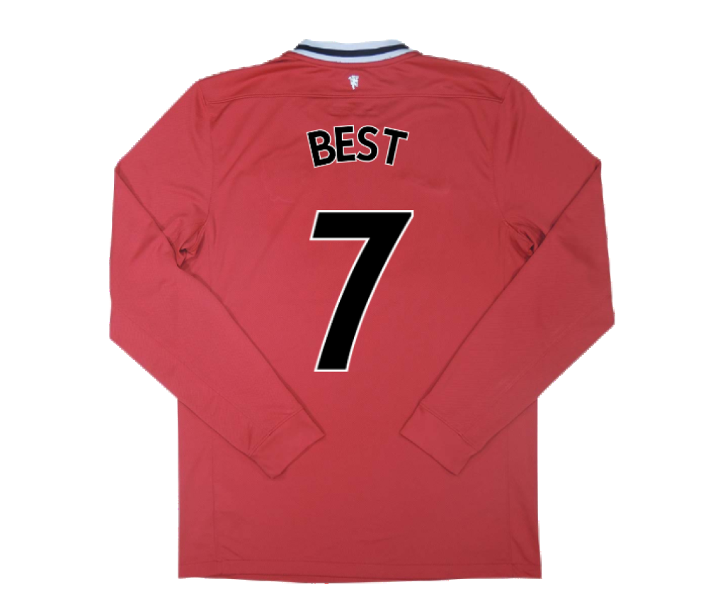 Manchester United 2011-12 Home Long Sleeve Shirt (M) Rooney #10 (Excellent) (BEST 7)_1