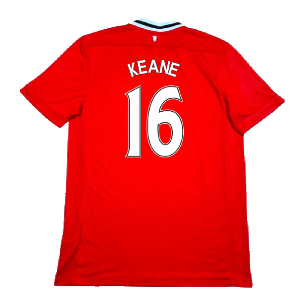 Manchester United 2011-12 Home Shirt (Excellent) (KEANE 16)_1