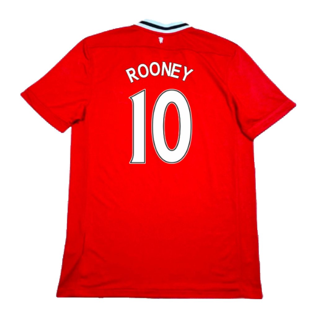 Manchester United 2011-12 Home Shirt (M) (Excellent) (Rooney 10)_1