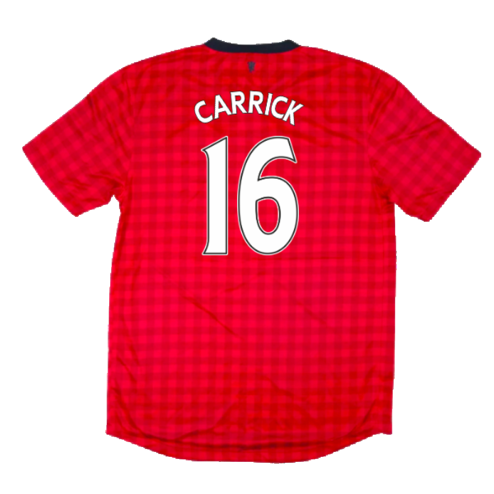 Manchester United 2012-13 Home Shirt (Good) (Carrick 16)_1