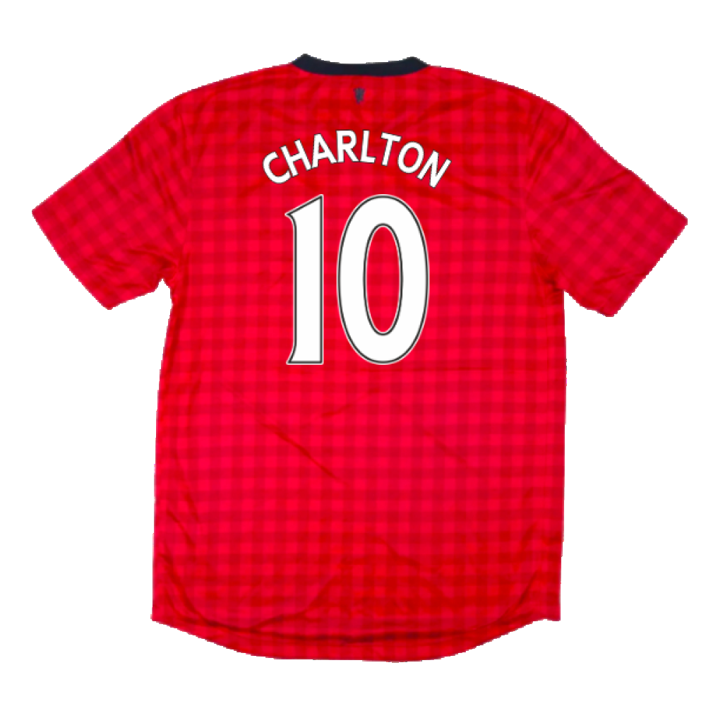 Manchester United 2012-13 Home Shirt (S) (Good) (Charlton 10)_1