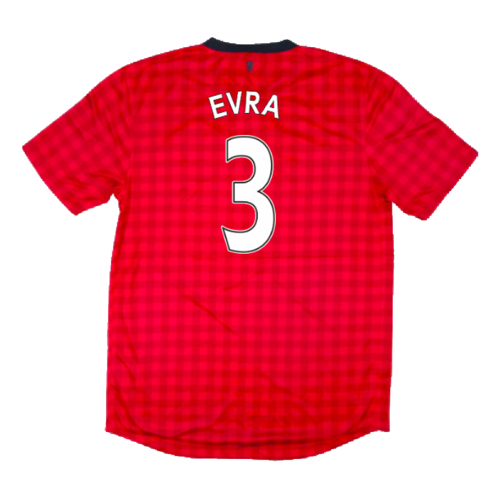 Manchester United 2012-13 Home Shirt (Good) (Evra 3)_1