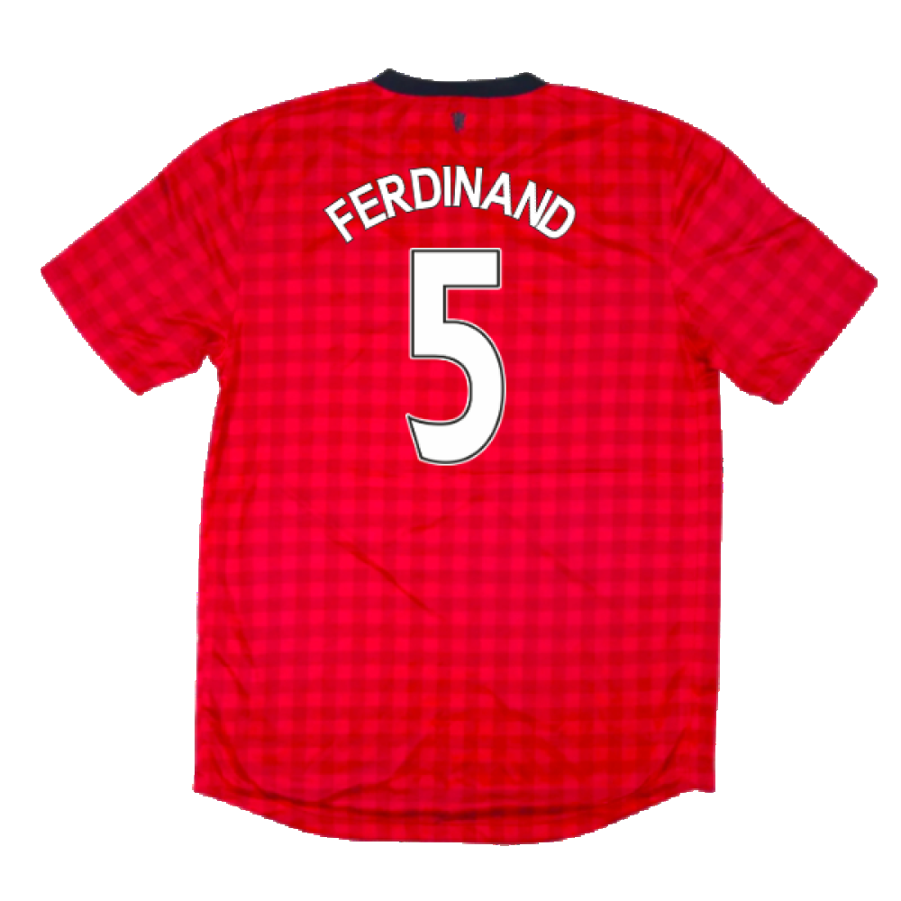 Manchester United 2012-13 Home Shirt (Good) (Ferdinand 5)_1