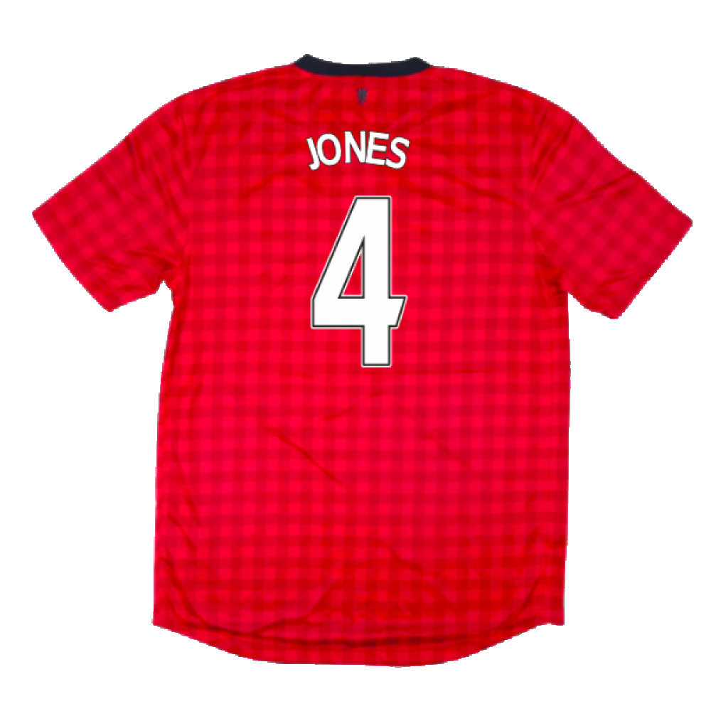 Manchester United 2012-13 Home Shirt (Good) (Jones 4)_1