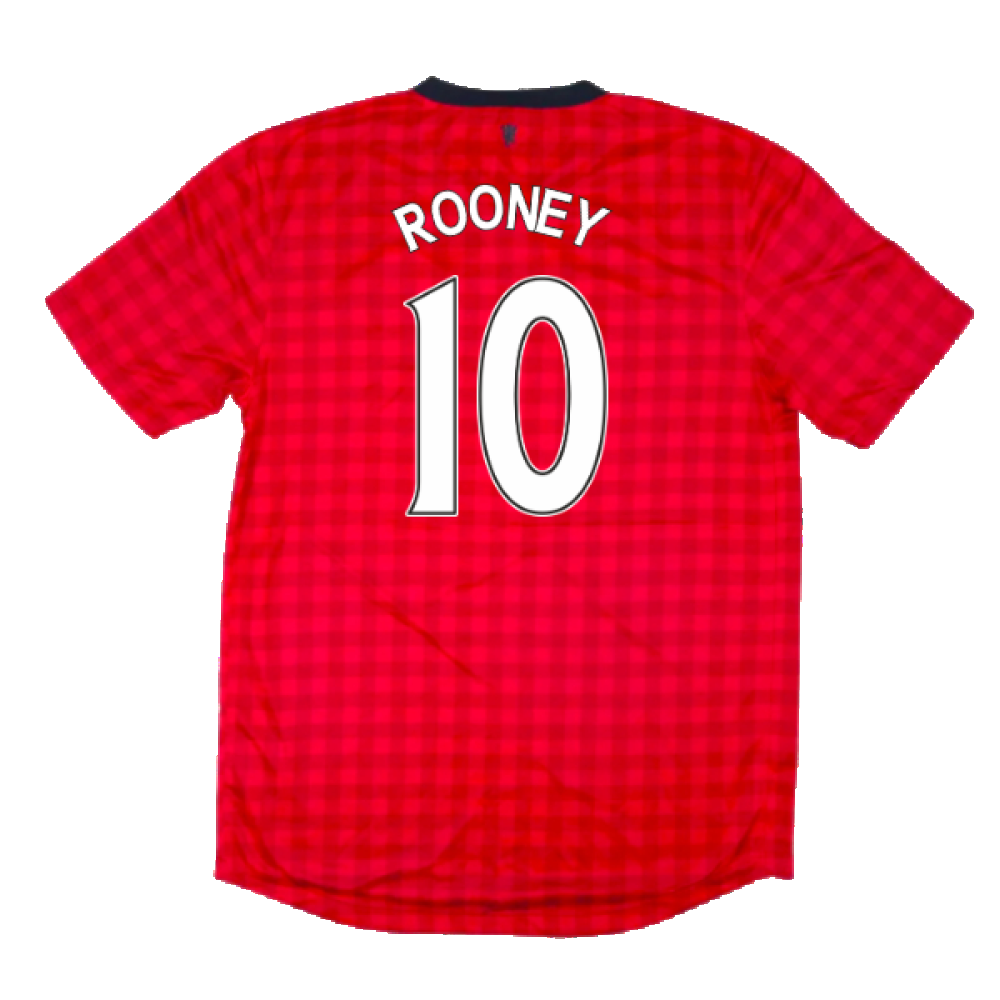 Manchester United 2012-13 Home Shirt (S) (Good) (Rooney 10)_1