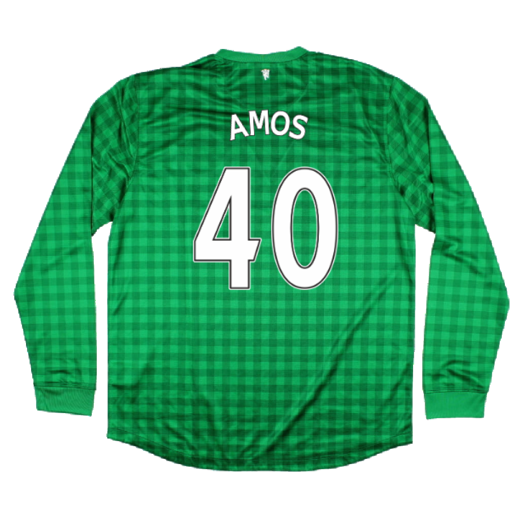 Manchester United 2012-13 Home GK Shirt (S) (Excellent) (Amos 40)_1