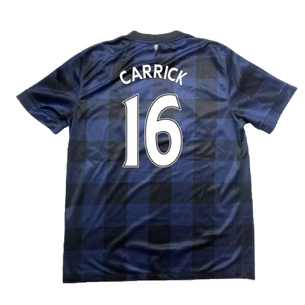 Manchester United 2013-14 Away Shirt (S) (Excellent) (Carrick 16)_1