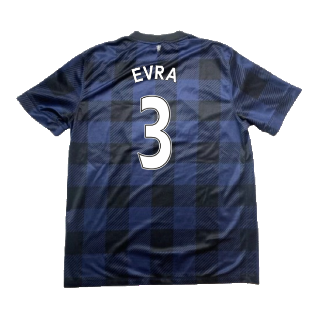 Manchester United 2013-14 Away Shirt (S) (Mint) (Evra 3)_1