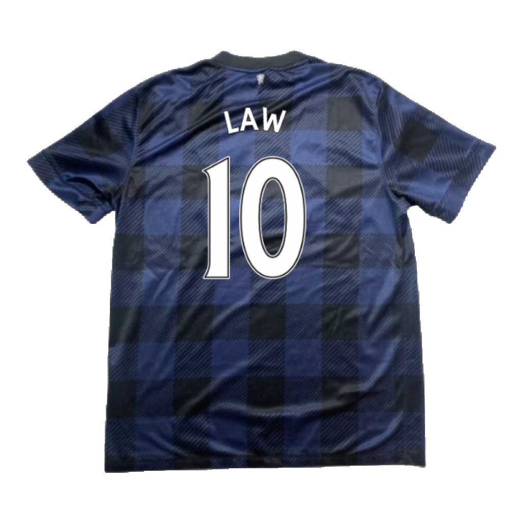 Manchester United 2013-14 Away Shirt (S) (Mint) (Law 10)_1