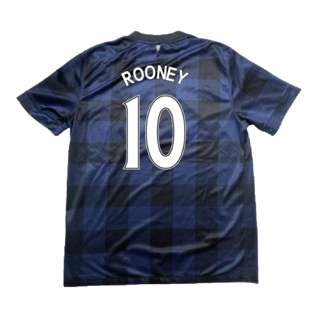 Manchester United 2013-14 Away Shirt (S) (Mint) (Rooney 10)_1