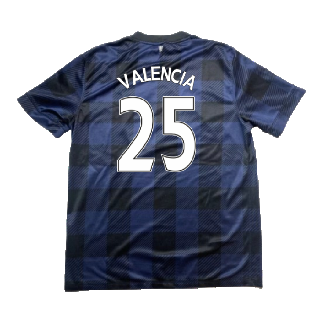 Manchester United 2013-14 Away Shirt (M) (Good) (Valencia 25)_1