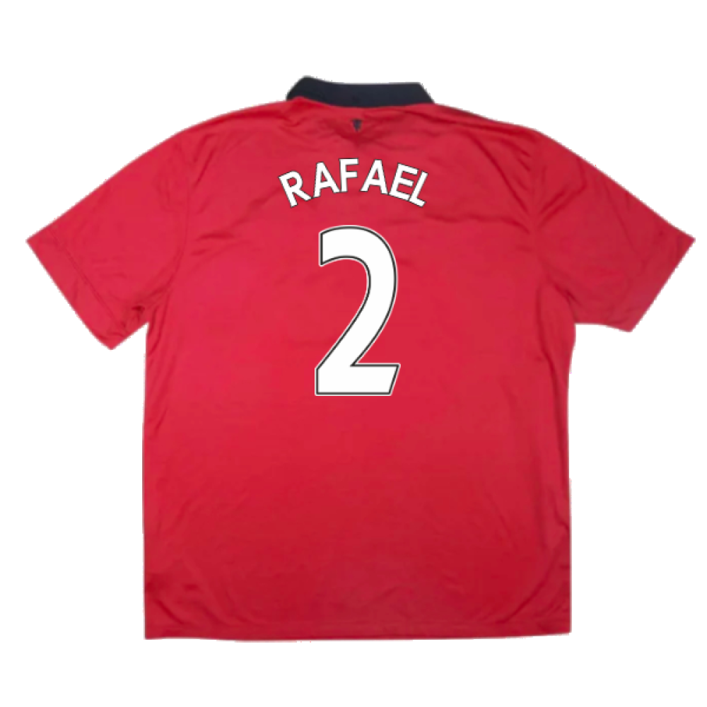 Manchester United 2013-14 Home (XL) (Excellent) (Rafael 2)_1