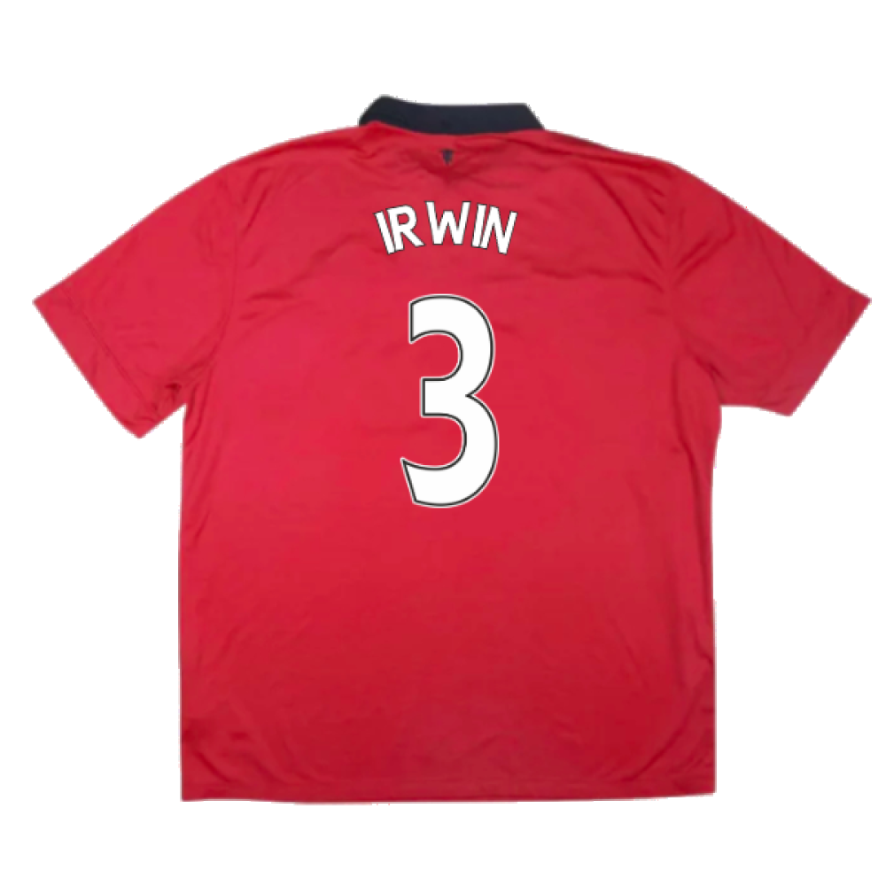 Manchester United 2013-14 Home Shirt (Good) (Irwin 3)_1