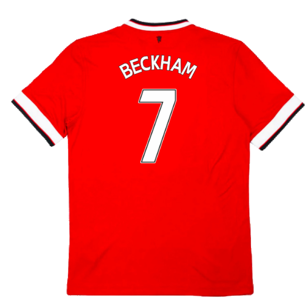 Manchester United 2014-15 Home (Excellent) (Beckham 7)_1