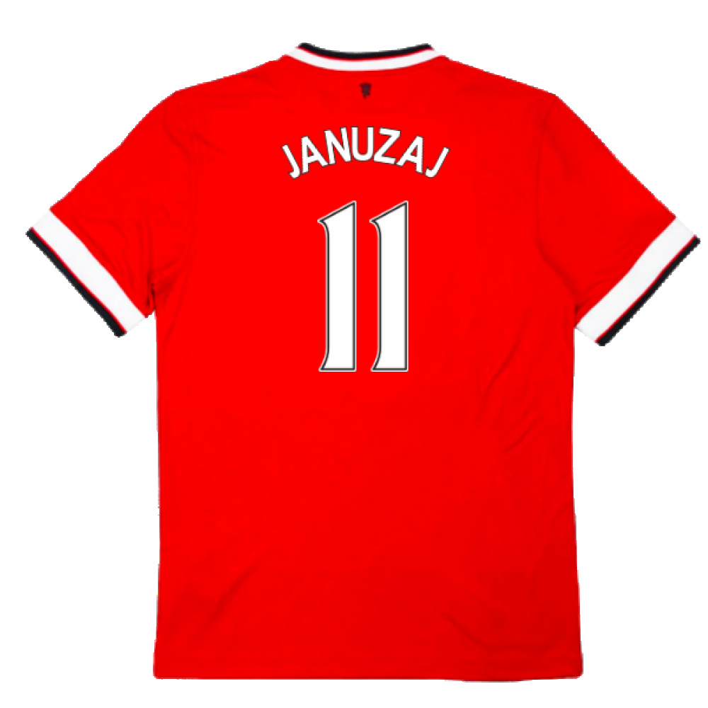 Manchester United 2014-15 Home Football Shirt (L) (Excellent) (Januzaj 11)_1