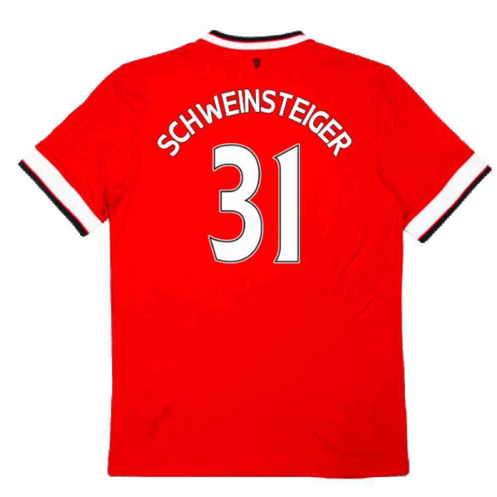 Manchester United 2014-15 Home (Excellent) (Schweinsteiger 31)_1