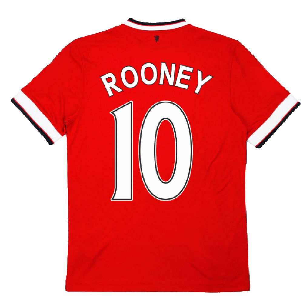 Manchester United 2014-15 Home Shirt ((Excellent) L) (Rooney 10)_2