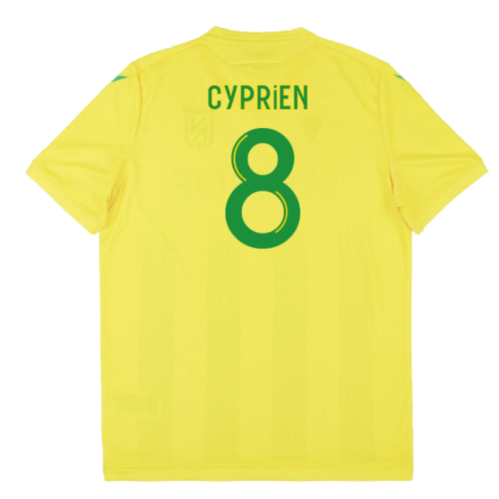 Nantes 2021-22 Home Shirt (2XL) (Excellent) (Cyprien 8)_1