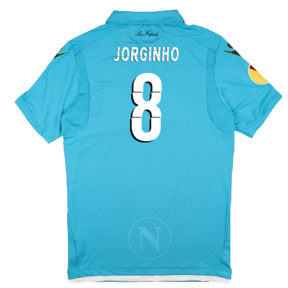 Napoli 2014-15 European Home Shirt (XL) (Excellent) (Jorginho 8)_1