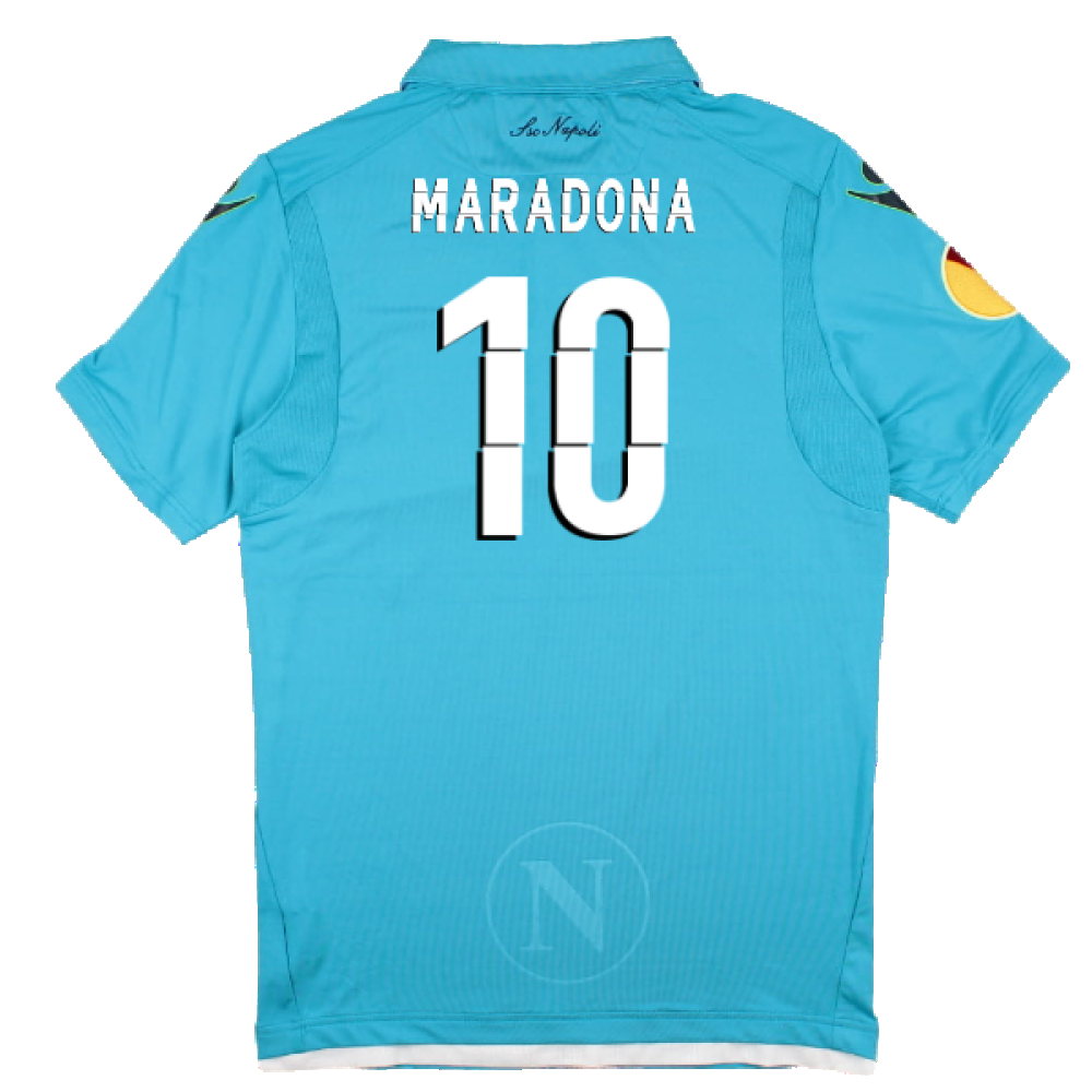 Napoli 2014-15 European Home Shirt (XL) (Excellent) (MARADONA 10)_1