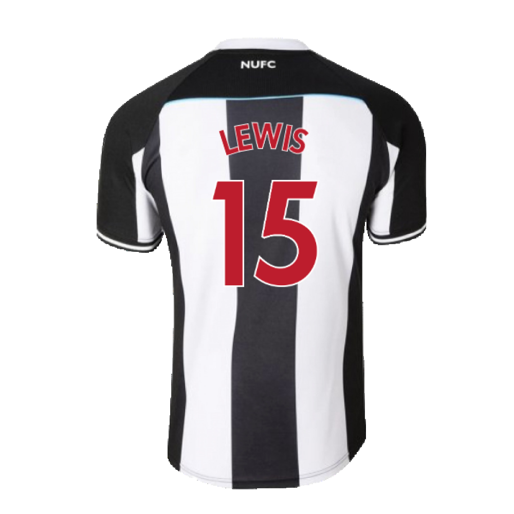 Newcastle United 2021-22 Home Shirt (M) (Mint) (LEWIS 15)_1